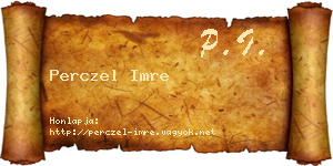 Perczel Imre névjegykártya